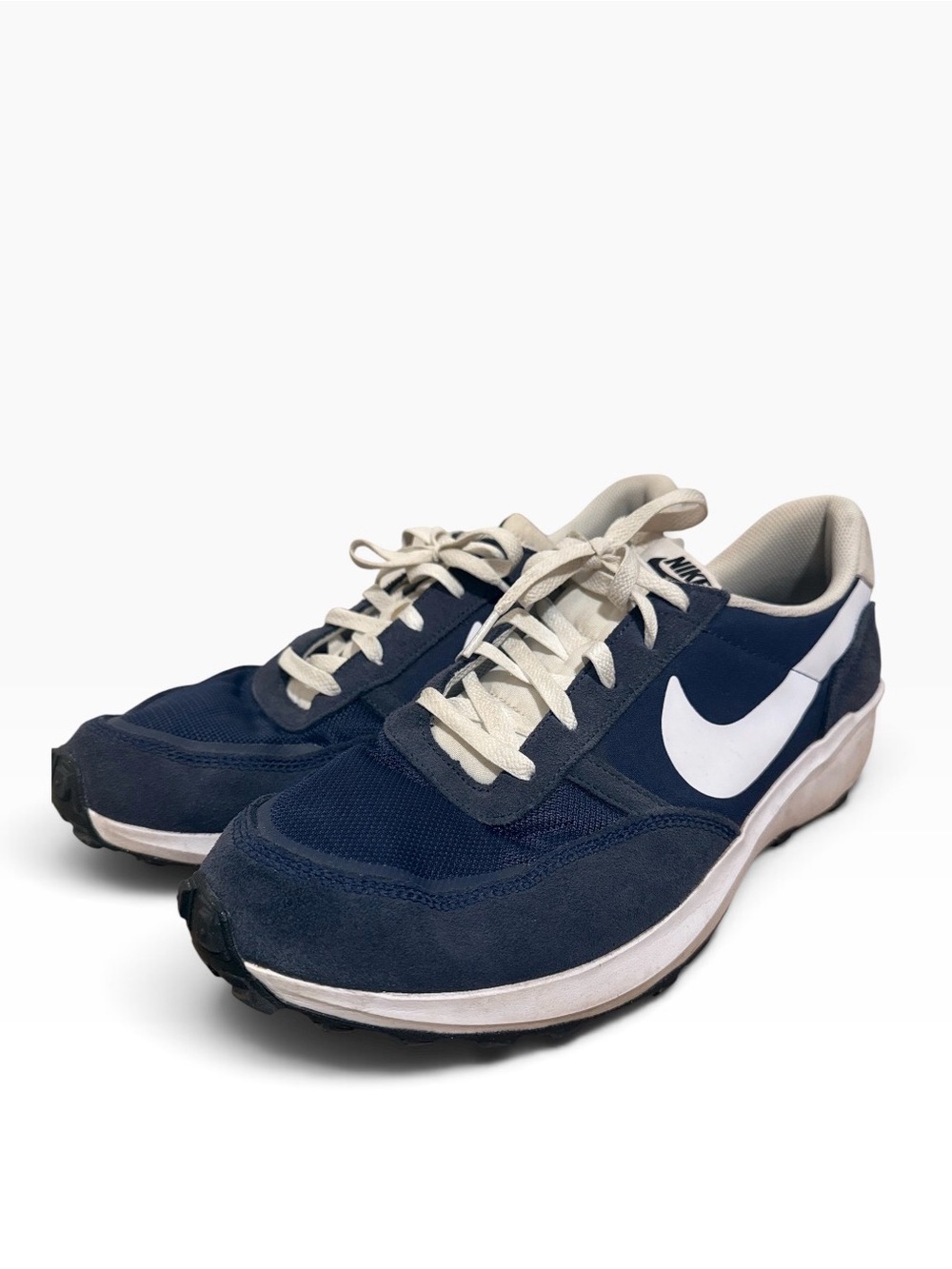 Nike Navy and White Men's Sneakers